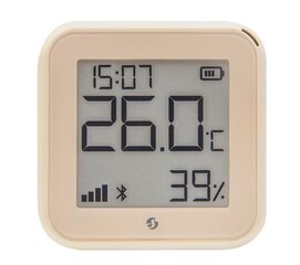 Mitruma un temperatūras sensors Shelly Plus H&amp;T WiFi Gen3 Mocha cena un informācija | Sensori | 220.lv