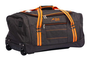 AlezaR izvelkama sporta soma ar oranžiem 24" riteņiem cena un informācija | Koferi, ceļojumu somas | 220.lv