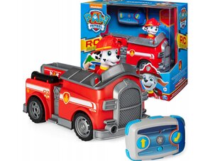 Tālvadības automašīna Spin Master 6054195 Paw Patrol/Ķepu patruļa, Marshall, sarkana cena un informācija | Rotaļlietas zēniem | 220.lv