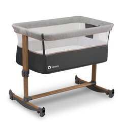 Кроватка Lionelo Leonie 2 in 1, Grey/stone цена и информация | Манежи для детей | 220.lv