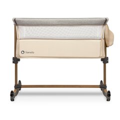 Кроватка Lionelo Leonie 2 in 1, Sand/grey цена и информация | Манежи для детей | 220.lv