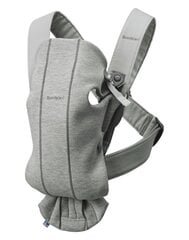 Сумка-кенгуру Babybjörn Mini Carrier, Light Grey цена и информация | Слинги, эргорюкзаки | 220.lv