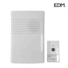 Беспроводной Звонок с Кнопкой EDM 80 dB (14,8 x 9,7 x 4 cm) (12 V) цена и информация | Дверные звонки, глазки | 220.lv