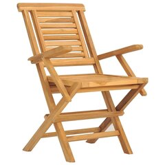 Saliekami dārza krēsli , 6 gab., 56x63x90 cm cena un informācija | Dārza krēsli | 220.lv