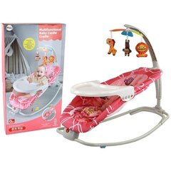 Šūpošanās krēsls Lean Toys Bouncer Rocker 2in1 cena un informācija | Bērnu šūpuļkrēsliņi | 220.lv