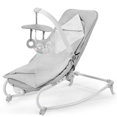 Качели/Детская кроватка KInderkraft Felio 2, Stone Grey цена и информация | Шезлонги и качели | 220.lv