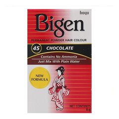 Noturīga matu krāsa Bigen Nº 45 Šokolāde (6 gr) cena un informācija | Matu krāsas | 220.lv