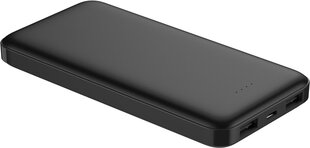 Platinet power bank 10000mAh Polymer, black (44817) цена и информация | Зарядные устройства Power bank | 220.lv