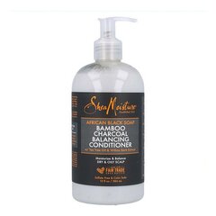 Kondicionieris African Black Soap Bamboo Charcoal Shea Moisture (384 ml) cena un informācija | Matu kondicionieri, balzāmi | 220.lv