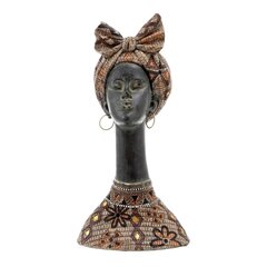 Dekoratīvās figūriņas 22 x 19 x 43 cm Āfrikas sieviete cena un informācija | Interjera priekšmeti | 220.lv