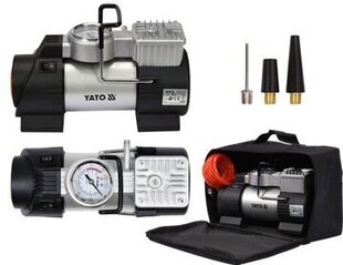 YATO AUTO KOMRESORS 12V 180W KOMPRESORS cena un informācija | Kompresori | 220.lv