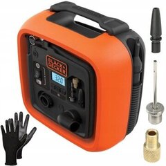 Black+Decker ASI400-XJ auto kompresors 12 V 11 bar cena un informācija | Kompresori | 220.lv