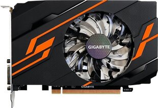 Видеокарта Gigabyte GT 1030 OC 2 ГБ GDDR5 (64 бит), DVI-D, HDMI, BOX (GV-N1030OC-2GI) цена и информация | Видеокарты (GPU) | 220.lv