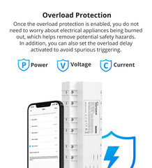 SONOFF SPM-4РЕЛЕЙ Модуль расширения для счетчика цена и информация | Системы безопасности, контроллеры | 220.lv