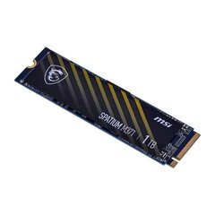 SSD|MSI| SPATIJS M371|1TB| M.2| PCIE| NVMe|3D NAND| Rakstīšanas ātrums 1700 MBytes/sek| Nolasīšanas ātrums 2350 MBytes/sek|2.15mm| TBW 210 TB| MTBF 1500000 stundas| S78-440L870-P83 cena un informācija | Iekšējie cietie diski (HDD, SSD, Hybrid) | 220.lv