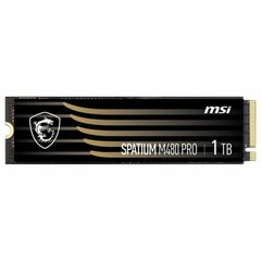 SSD MSI SPATIUM M480 PRO 1TB S78-440L1G0-P83 цена и информация | Внутренние жёсткие диски (HDD, SSD, Hybrid) | 220.lv