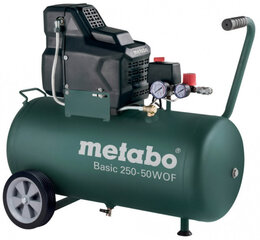 Kompresors Basic 250-50 W OF, bez eļļas, Metabo cena un informācija | Kompresori | 220.lv