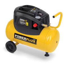 Kompresors 1500W, 24L, 2HP, ar eļļu Powerplus X cena un informācija | Kompresori | 220.lv