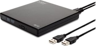 Savio Slim USB внешний дисковод CD /DVD-R / RW цена и информация | Оптические устройства | 220.lv