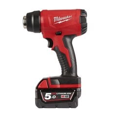 Milwaukee M18 BHG-502C akumulatora tehniskais fēns cena un informācija | Celtniecības fēni | 220.lv