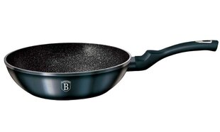 WOK GRANITE FRY 28cm BERLINGER HAUS AQUAMARINE BH-1875 cena un informācija | Pannas | 220.lv