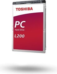 Toshiba L200 2TB SATA3 (HDWL120EZSTA) цена и информация | Внутренние жёсткие диски (HDD, SSD, Hybrid) | 220.lv