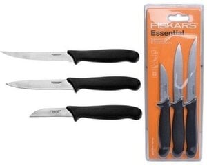Набор ножей в коробке Fiskars Essential, 2 шт. цена и информация | Ножи и аксессуары для них | 220.lv