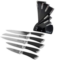 Набор ножей в блоке Bass, 5 шт. цена и информация | Ножи и аксессуары для них | 220.lv