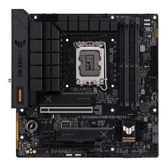 Asus TUF GAMING B760M-PLUS WIFI D4, Micro ATX, LGA1700, DDR4 cena un informācija | Mātesplates | 220.lv