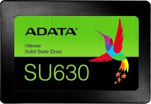 ADATA 480ГБ 2,5" SATA SSD Ultimate SU630 цена и информация | Внутренние жёсткие диски (HDD, SSD, Hybrid) | 220.lv