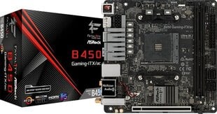 ASRock Fatal1ty B450 Gaming-ITX/ac cena un informācija | Mātesplates | 220.lv