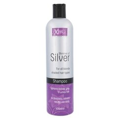 Šampūns blondiem un izgaismotiem matiem Xpel Shimmer Of Silver 400 ml cena un informācija | Šampūni | 220.lv