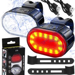 USB-фонарь для велосипеда Springos BA0082 цена и информация | Другие аксессуары для велосипеда | 220.lv