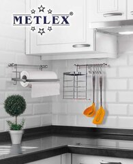 кухонный релинги 10 элементов metlex mx-4540 серебро цена и информация | Кухонные принадлежности | 220.lv