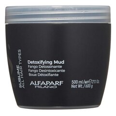 Maska Semi Di Lino Sublime Detoxifying Mud Alfaparf Milano (500 ml) cena un informācija | Matu uzlabošanai | 220.lv