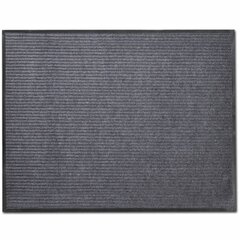 Pelēks Durvju Paklājs/Tepiķis PVC 90 x 150 cm cena un informācija | Kājslauķi | 220.lv