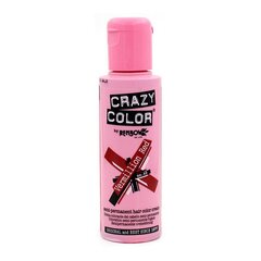 Matu krāsa Crazy color 40 Vermillion red, 100 ml cena un informācija | Matu krāsas | 220.lv