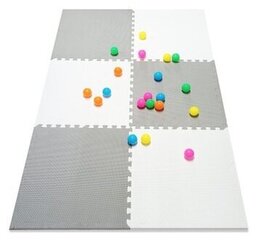 Paklājs-puzle Happy Kiddo, 6gab. cena un informācija | Attīstošie paklājiņi | 220.lv