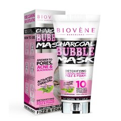 Biovène Charcoal Bubble Mask sejas maska 100 ml cena un informācija | Sejas maskas, acu maskas | 220.lv