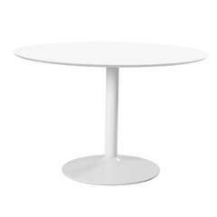 Pusdienu galds Ibiza, balts cena un informācija | Virtuves galdi, ēdamgaldi | 220.lv