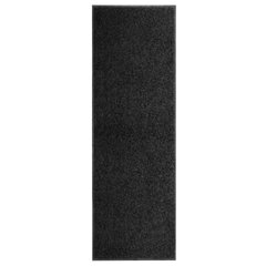 durvju paklājs, mazgājams, melns, 60x180 cm цена и информация | Придверные коврики | 220.lv
