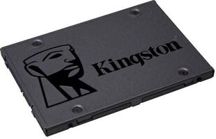 SSD|KINGSTON|240GB|SATA 3.0|TLC|Write speed 350 MBytes/sec|Read speed 500 MBytes/sec|2,5"|TBW 80 TB|MTBF 1000000 hours|SA400S37/240G cena un informācija | Iekšējie cietie diski (HDD, SSD, Hybrid) | 220.lv