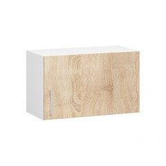 Подвесной кухонный шкафчик над вытяжкой NORE Lima W60, белый/дубовый цена и информация | Кухонные шкафчики | 220.lv