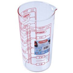 Stikls Pyrex Classic Vidrio Caurspīdīgs Stikls (0,5 L) cena un informācija | Virtuves piederumi | 220.lv