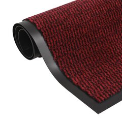 paklājs, taisnstūra forma, 60x90 cm, sarkans cena un informācija | Kājslauķi | 220.lv