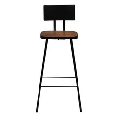 bāra krēsli, 2 gab., pārstrādāts masīvkoks cena un informācija | Virtuves un ēdamistabas krēsli | 220.lv