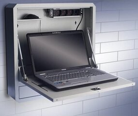 Piekarams 19 collu portatīvā datora skapis Techly pret nozagšanu cena un informācija | Somas portatīvajiem datoriem | 220.lv
