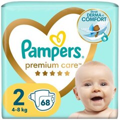 Autiņbiksītes Pampers Premium Care, Value Pack 2 izmērs, 68 gab. cena un informācija | Autiņbiksītes | 220.lv