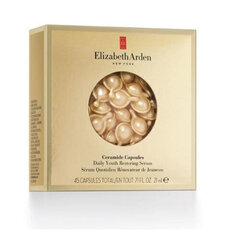 Elizabeth Arden Ceramide Daily Youth Restoring ādas serums 45 kapsulas cena un informācija | Serumi sejai, eļļas | 220.lv