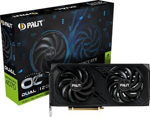 Palit GeForce RTX 4070 Dual OC (NED4070S19K9-1047D) cena un informācija | Videokartes (GPU) | 220.lv